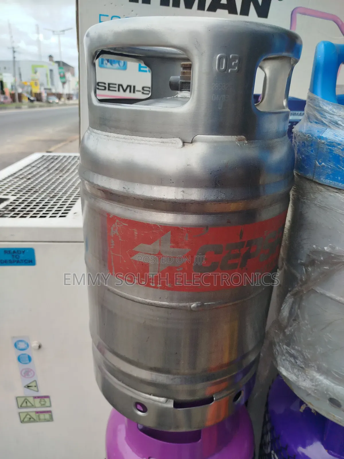 Original Stenless Cepsa Gas Cylinder 12.5 Kg