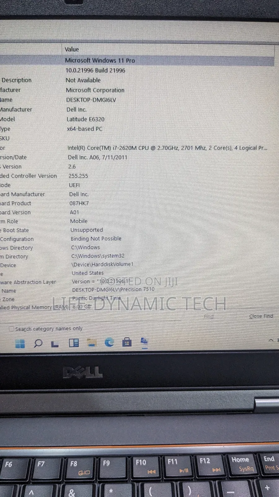 Laptop Dell Latitude E6320 8GB Intel Core I7 HDD 500GB