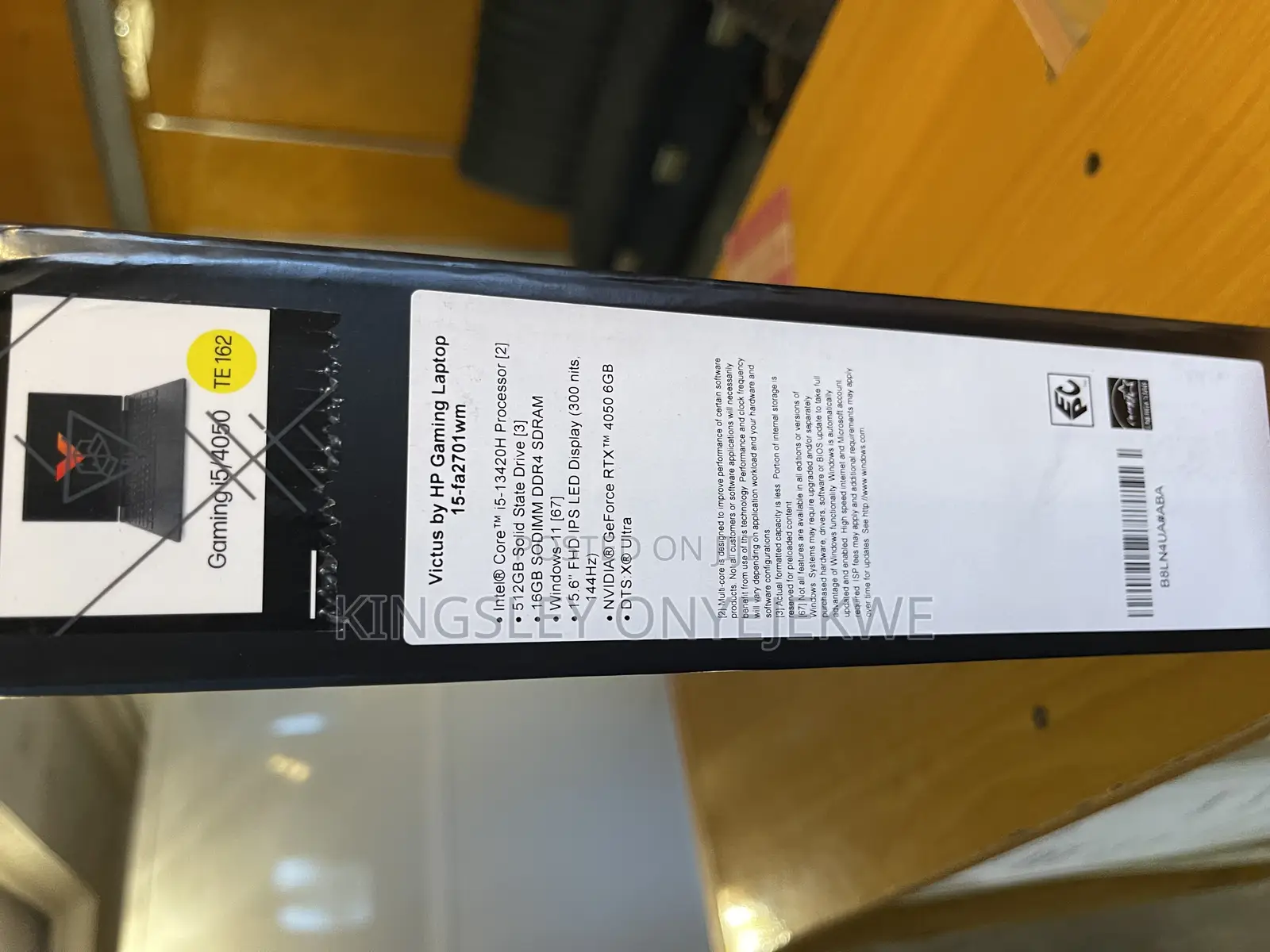 New Laptop HP Victus 16 16GB Intel Core i5 SSD 512GB