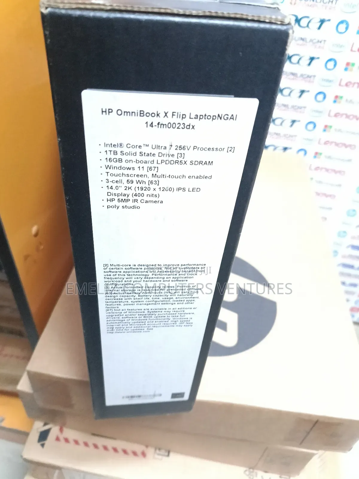 New HP OmniBook X Laptop 14-fe0097nr 16GB Intel Core Ultra 7 SSD 1T