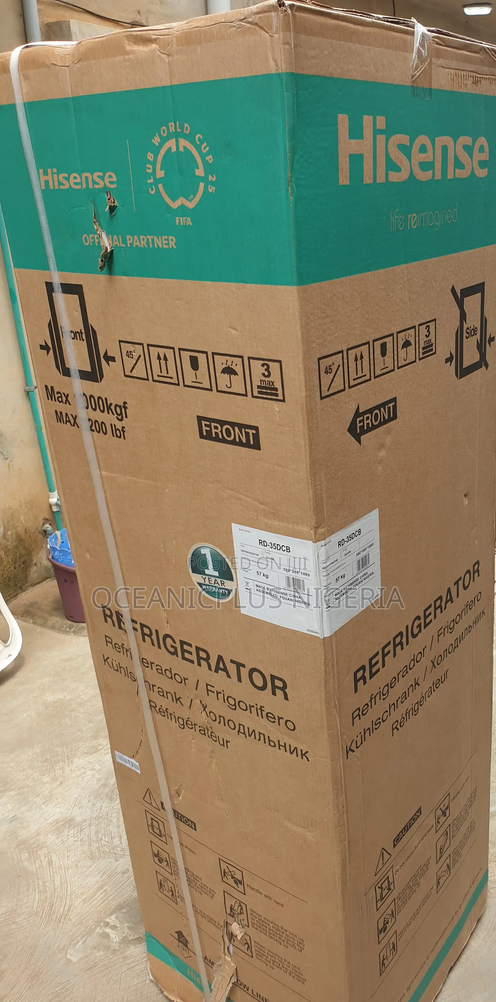 Hisense Glacierguard 264l Refrigerator Ref-35dcb