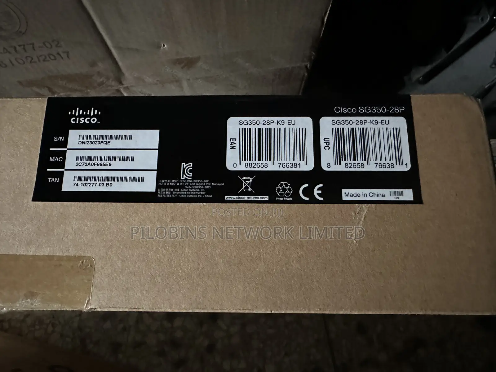 Cisco Sg350-28p Managed Switch
