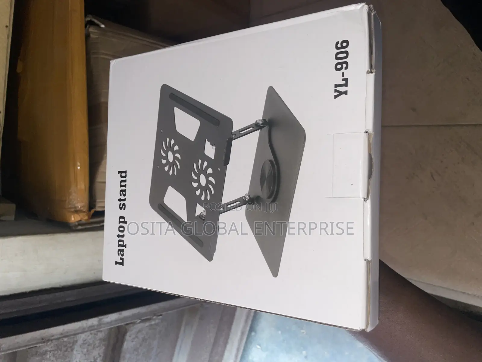 Metal Laptop Stand With Double Cooling Fan Yl - 906