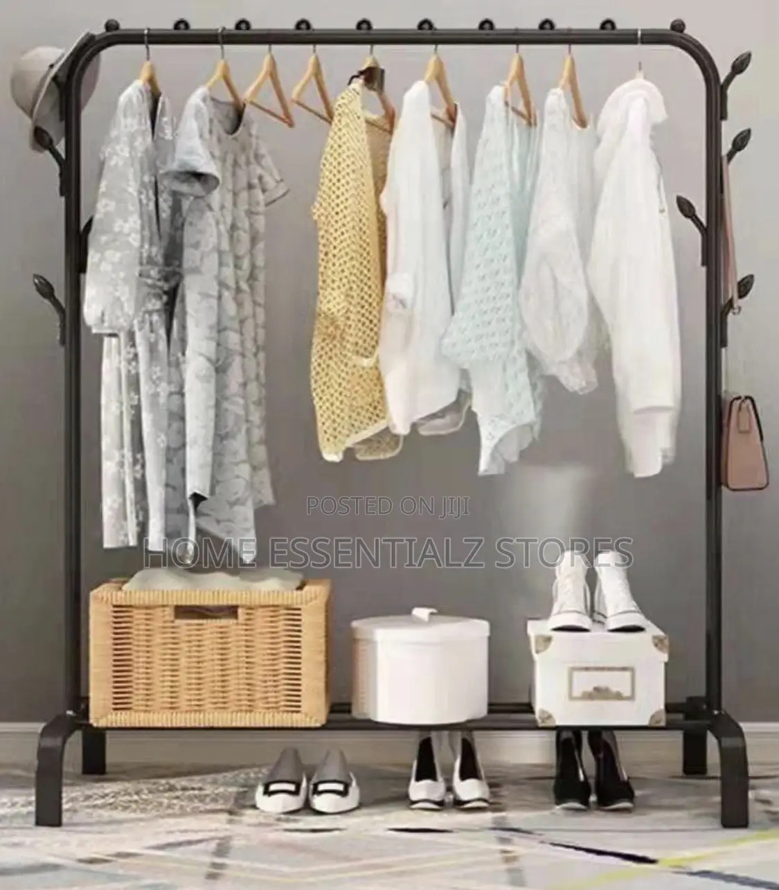 Superior Quality Big Single Pole Clothes Rack Hanger