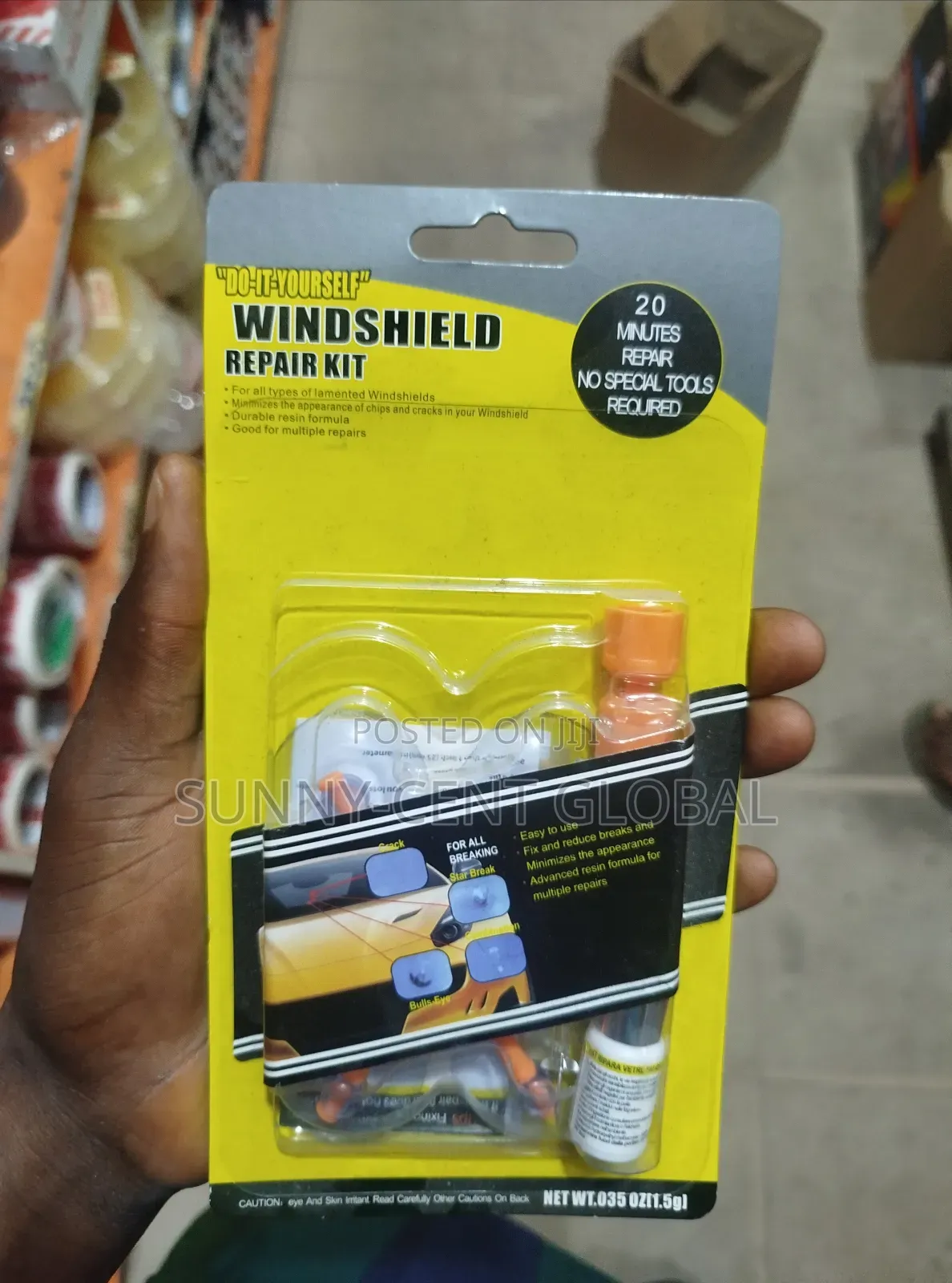 Windshield Repair Kit And