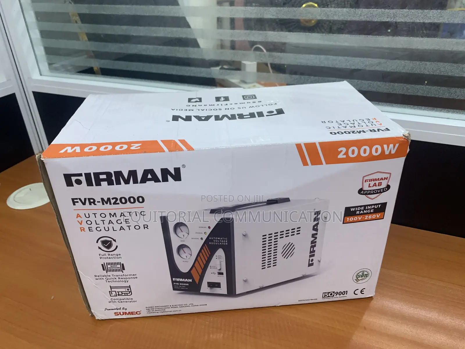 Firman Floor Type 2kva Stabilizer With Dual Circuit Protecti