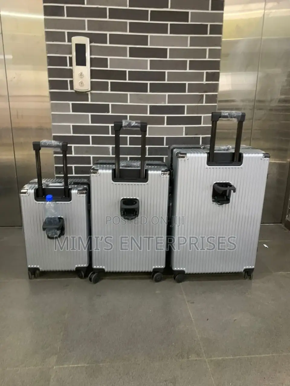 Our Premium Aluminum Luggage Set Looking Pretty