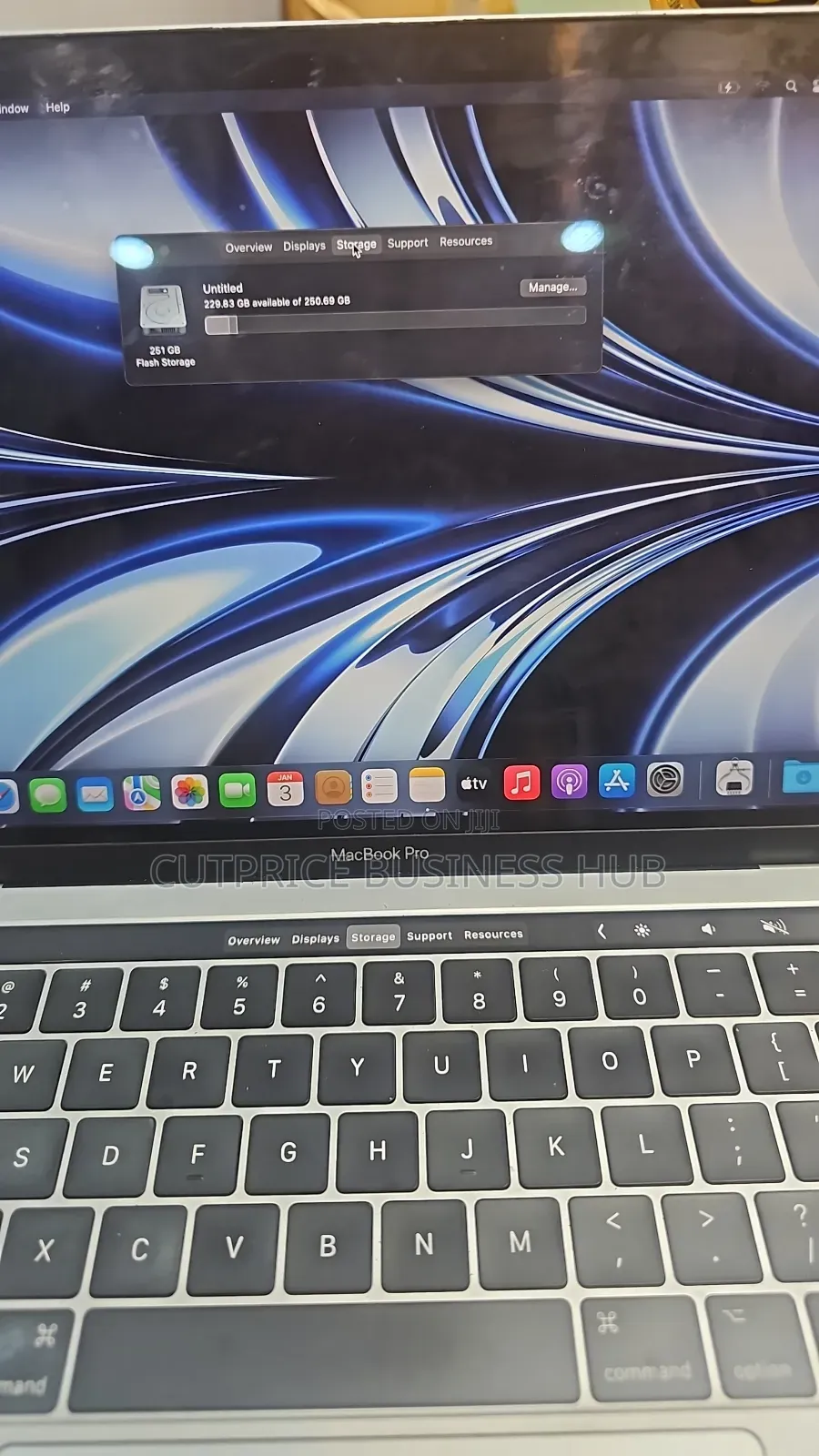 Laptop Apple MacBook Pro 2017 8GB Intel Core I5 SSD 256GB
