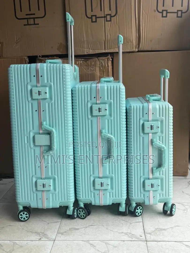 Travel With Style With Our Luxe Luggage Set Aluminum