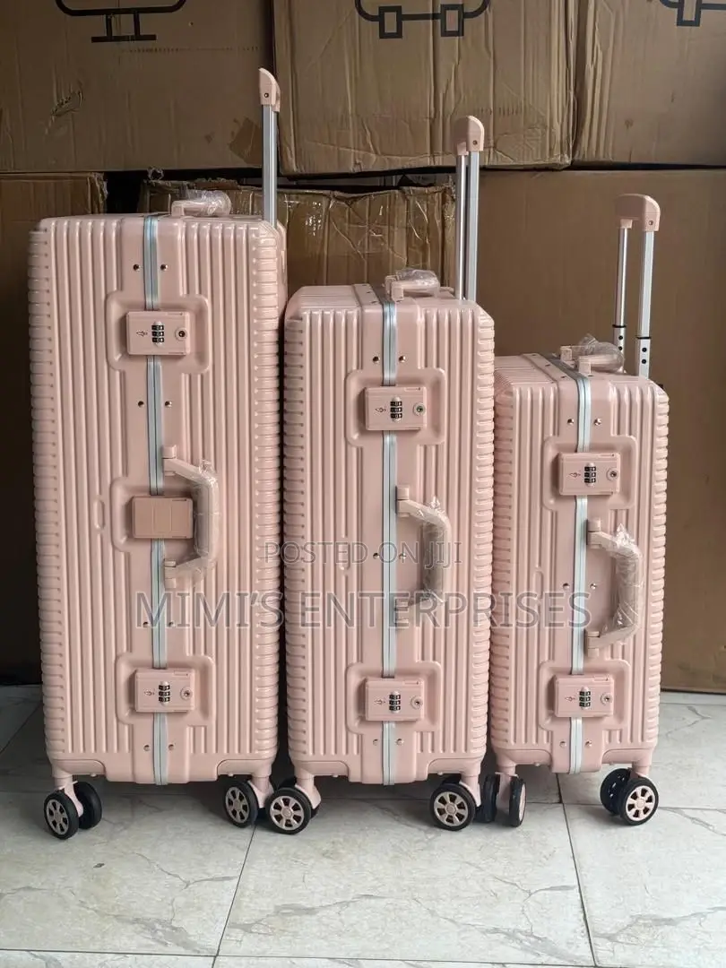 Travel With Style With Our Luxe Luggage Set Aluminum