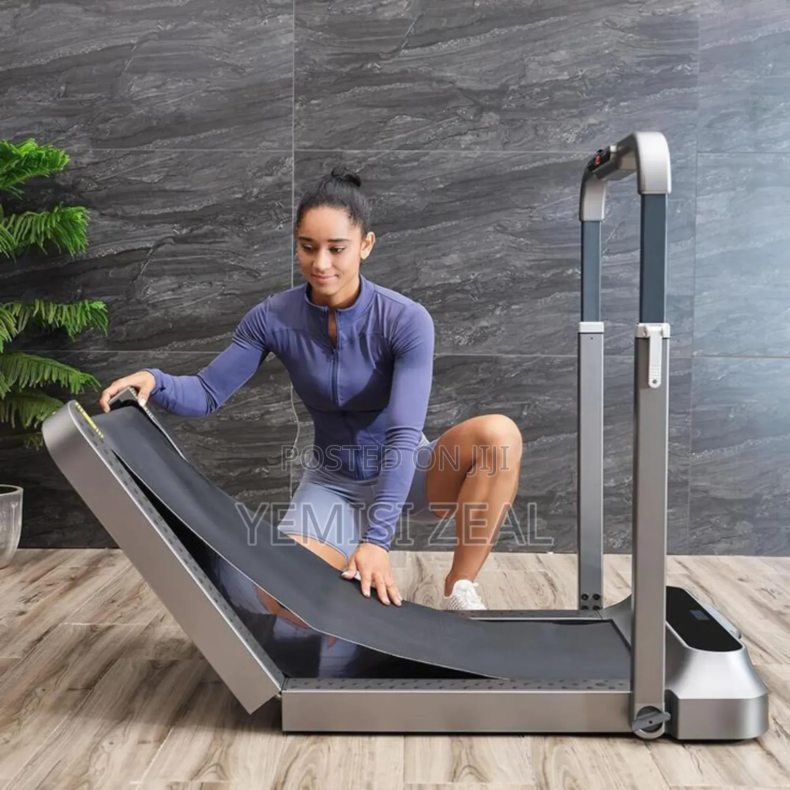 Fordable Walk Pad Treadmill Machine