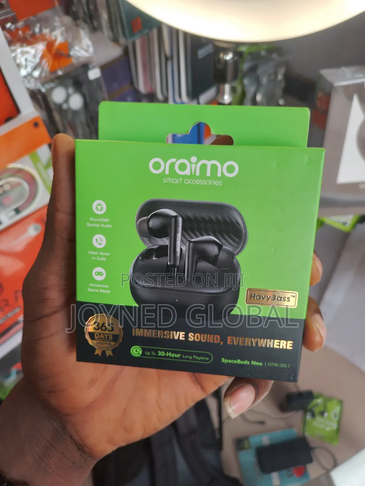 Oraimo Space Bud Neo With 40hrs Playtime and Havy Base