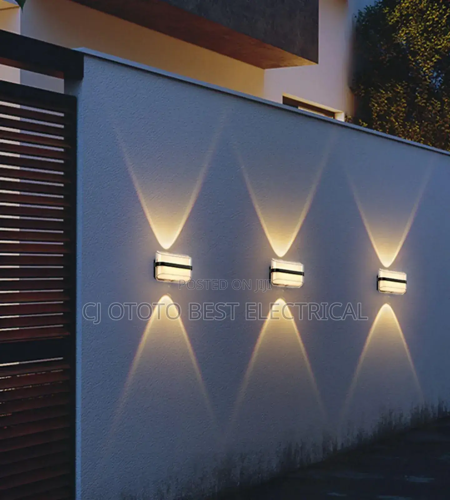 Crystal Glass Outdoor Led Wall Light