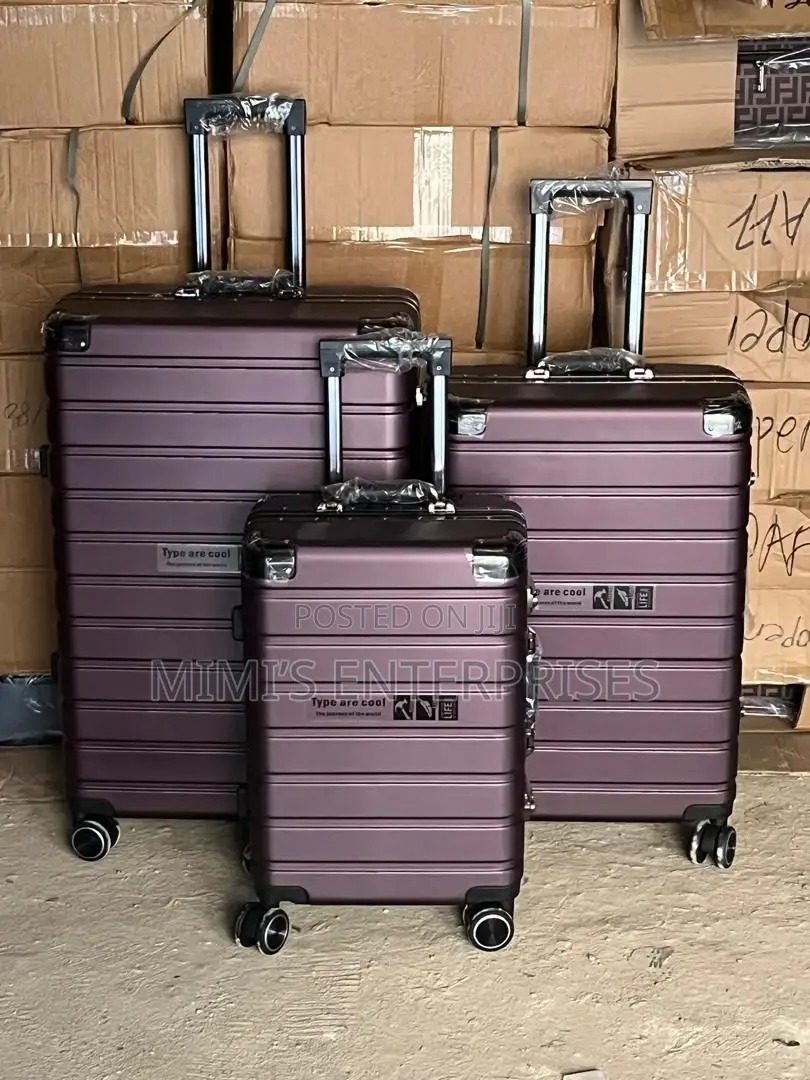 Happy Travels Luggage Set of 3 Aluminum