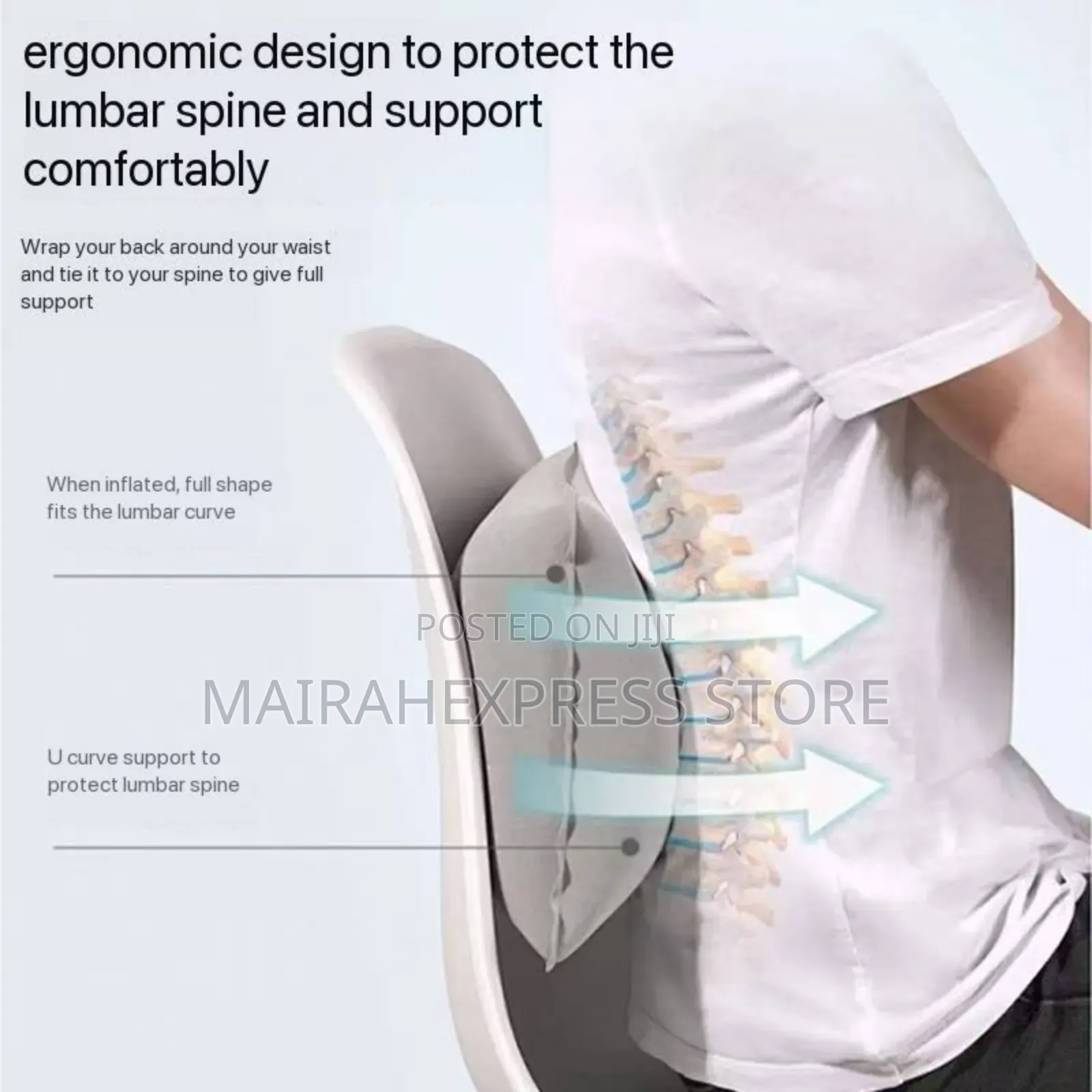 Inflatable Soft Mini Spa/Lumbar Support/Cushion/Neck Pillow