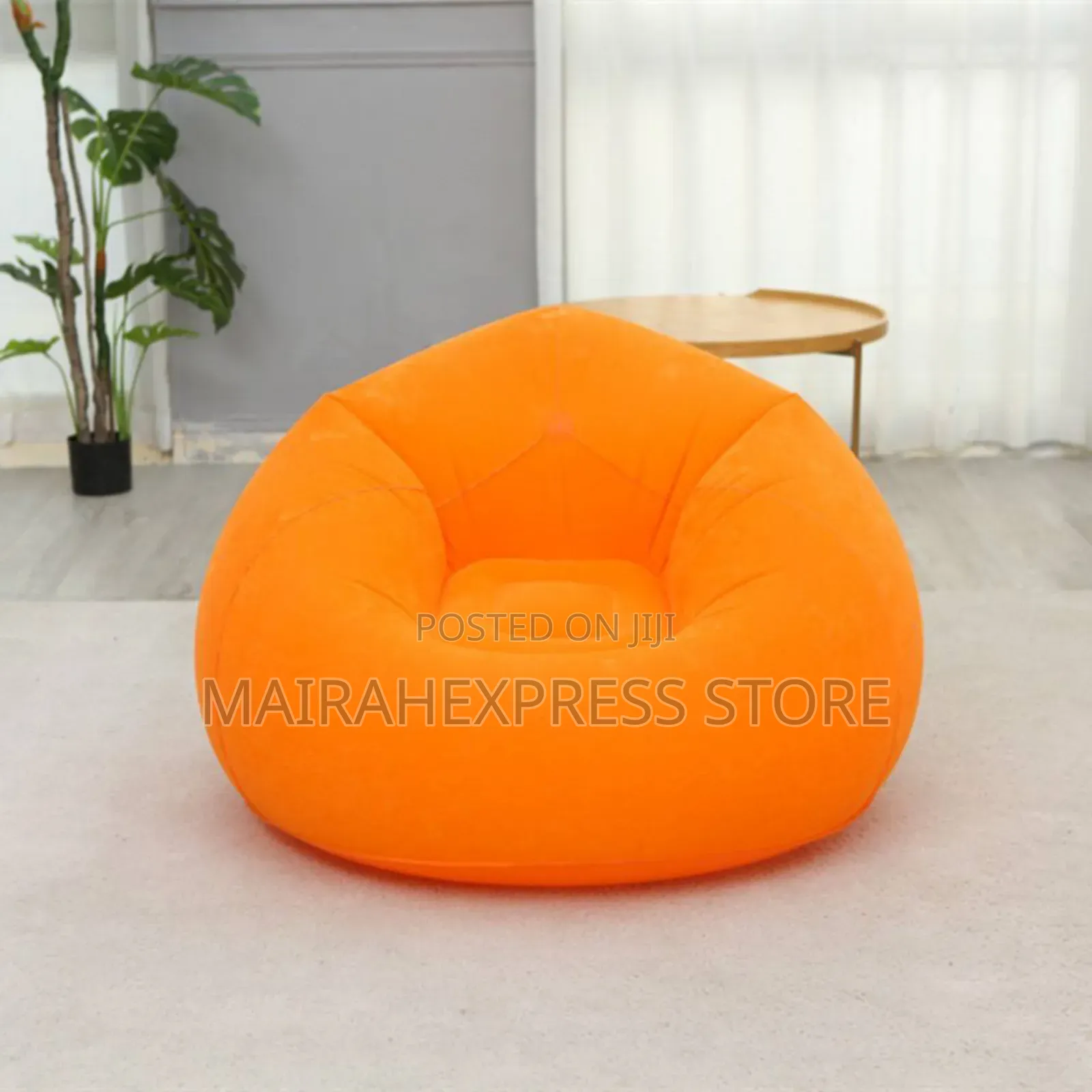 Inflatable Bean Bag Indoor/Outdoor Sofa With Pump