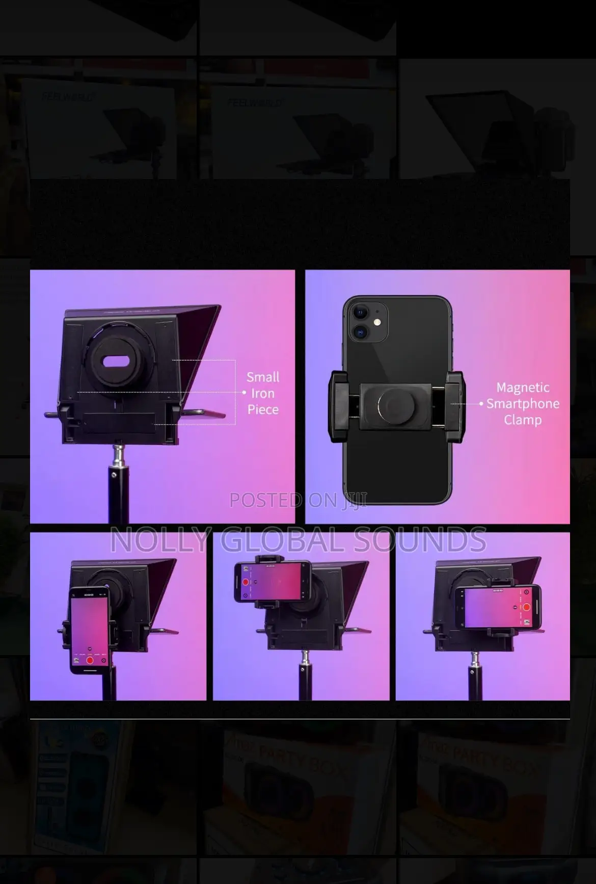 Feelworld Tp2a Portable 8inch Teleprompter Supports Up To 8"