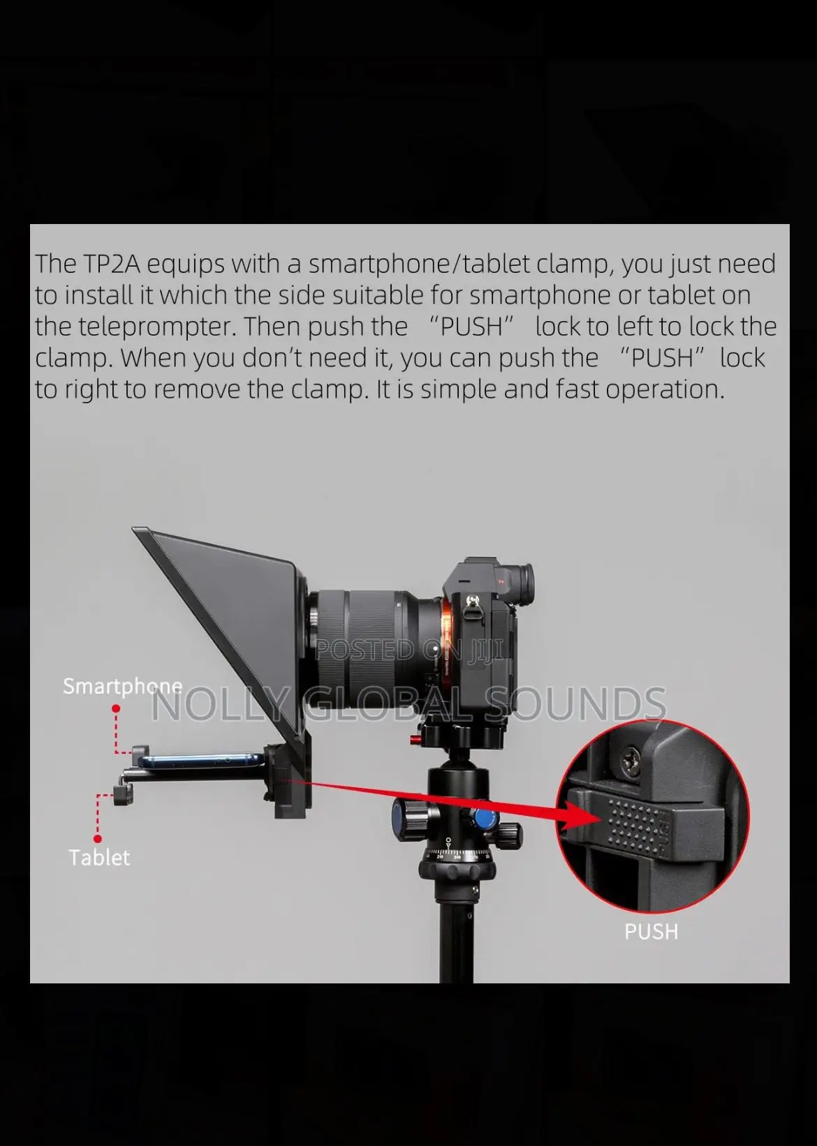 Feelworld Tp2a Portable 8inch Teleprompter Supports Up To 8"