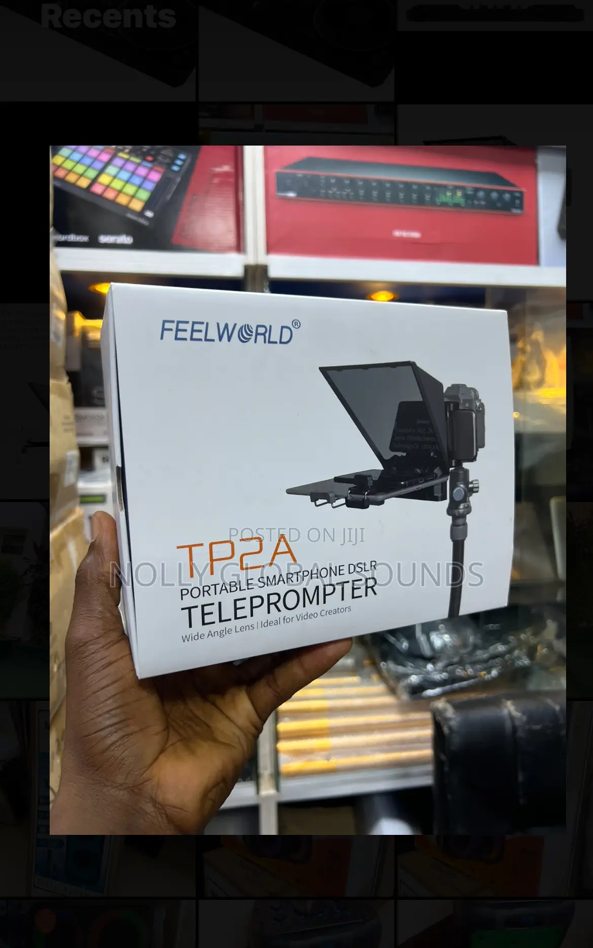 Feelworld Tp2a Portable 8inch Teleprompter Supports Up To 8"