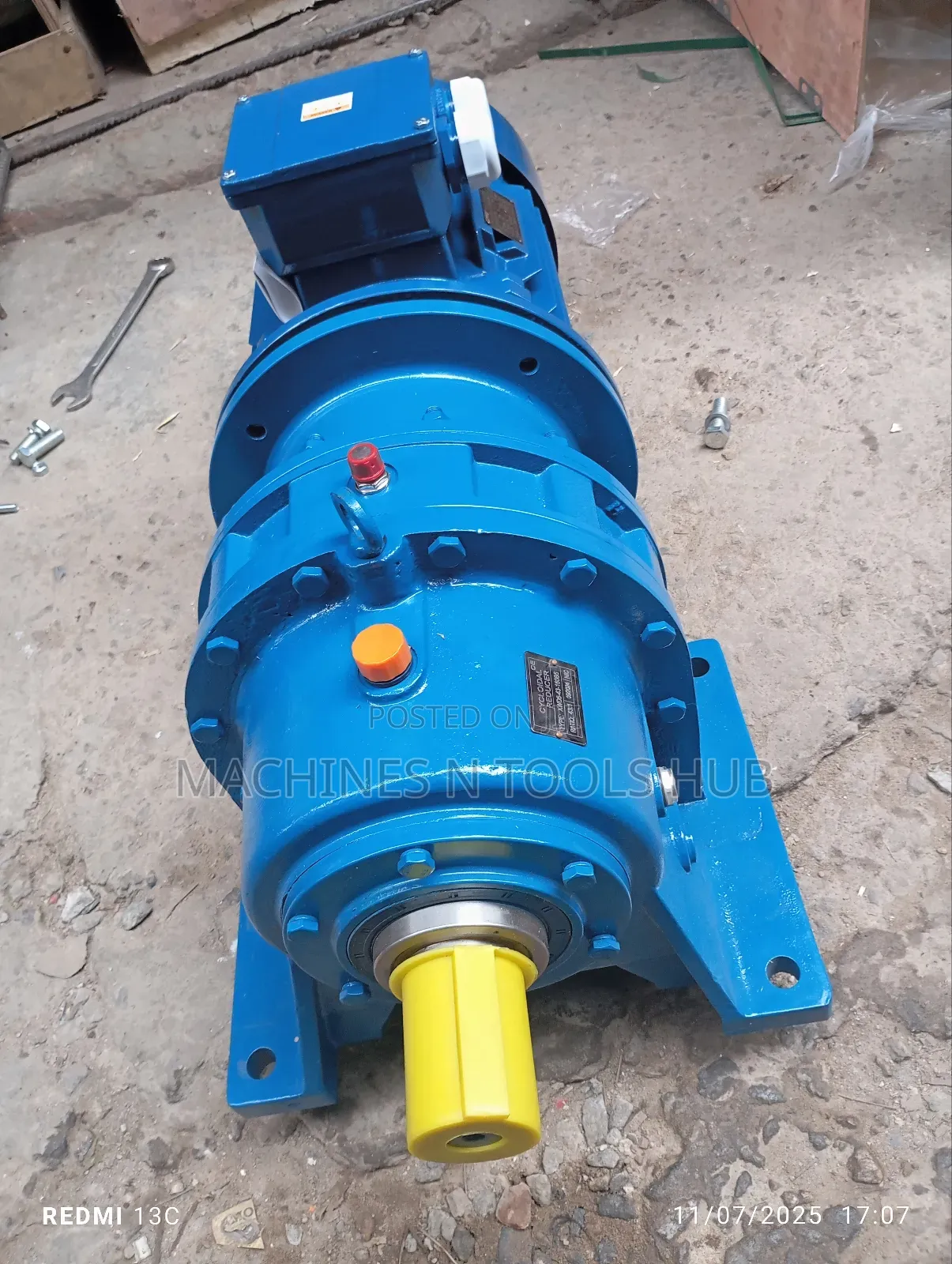 15hp Gear Motor. Electric Motor With Cyclodial Gear Box