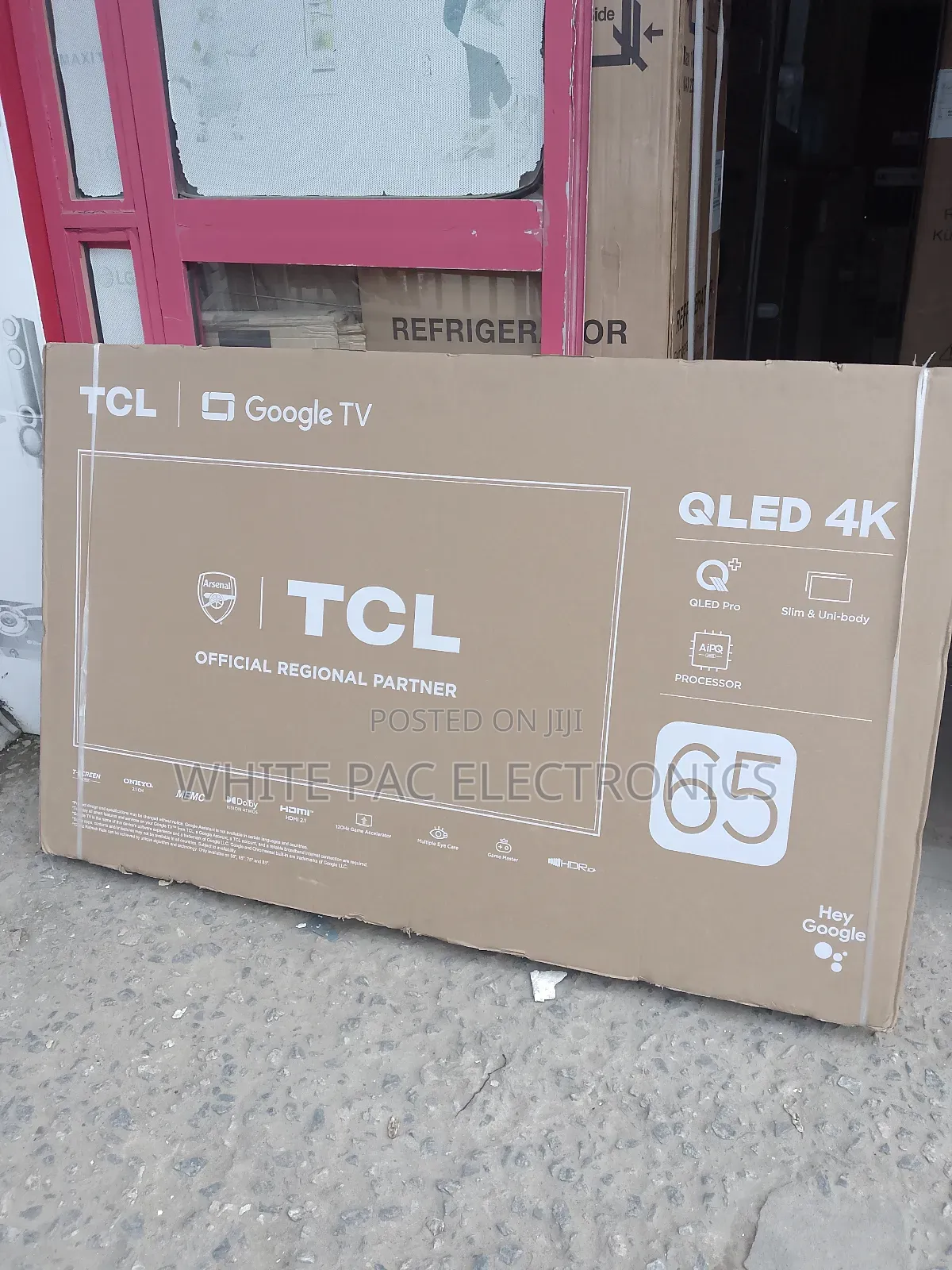 2025 >Tcl Qled Smart 65"Inch Flameless Internet Tv > 1yrs