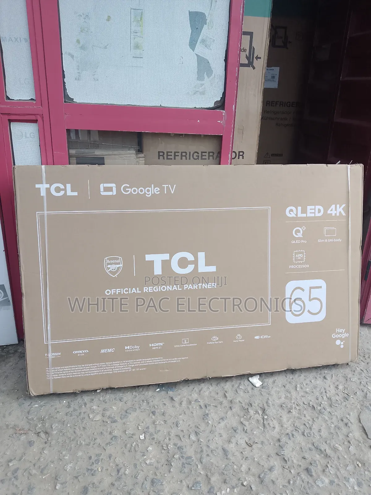 2025 >Tcl Qled Smart 65"Inch Flameless Internet Tv > 1yrs
