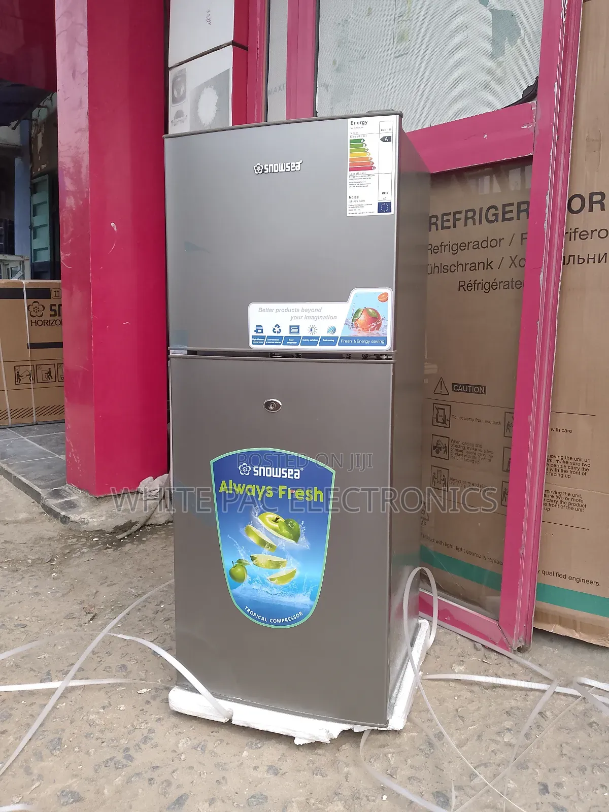 Snowsea Fridge Double Door 120 Litre With Extrenal 1 Yrs