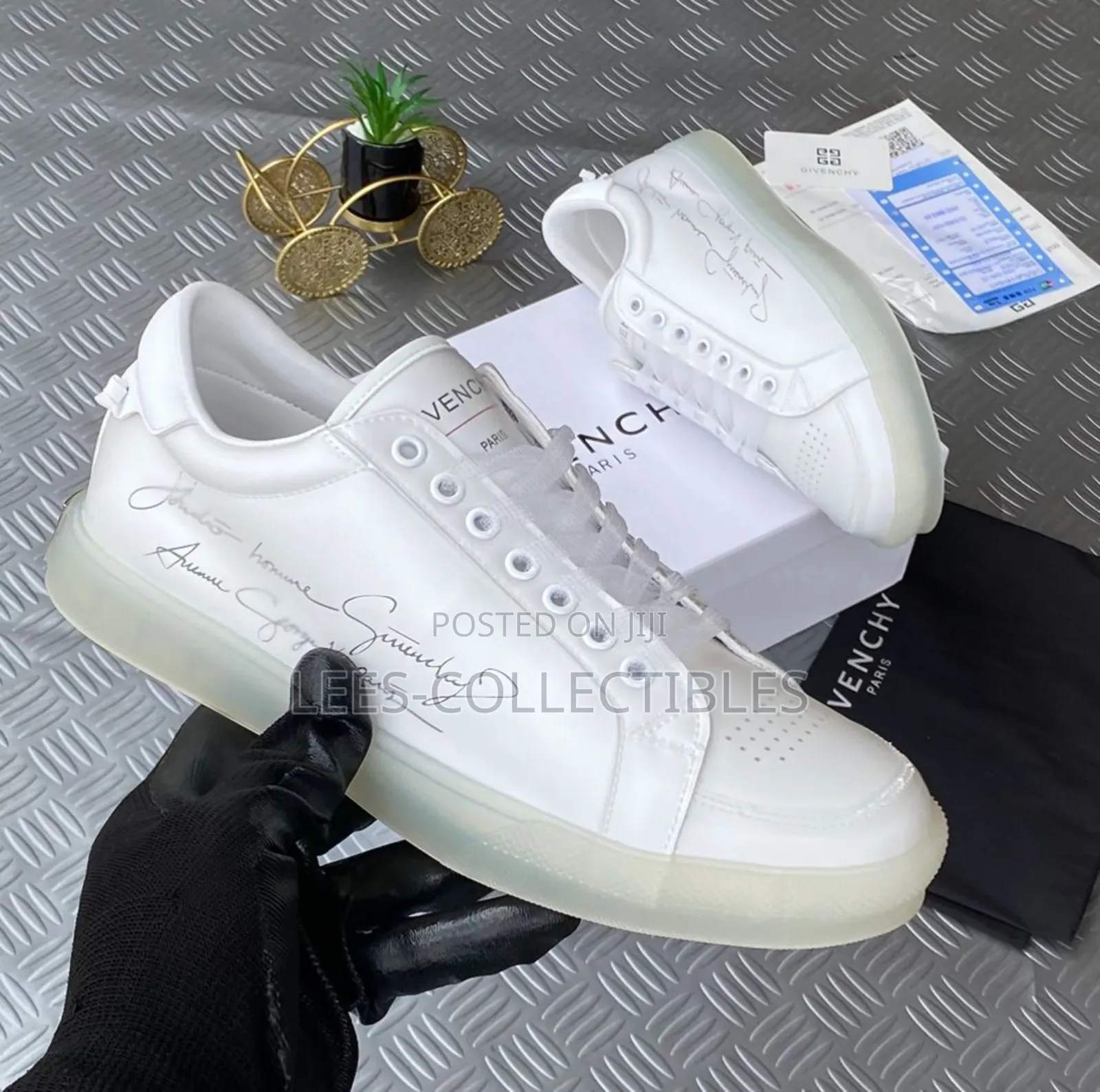 New Givenchy Paris Transparent Unisex Sneakers