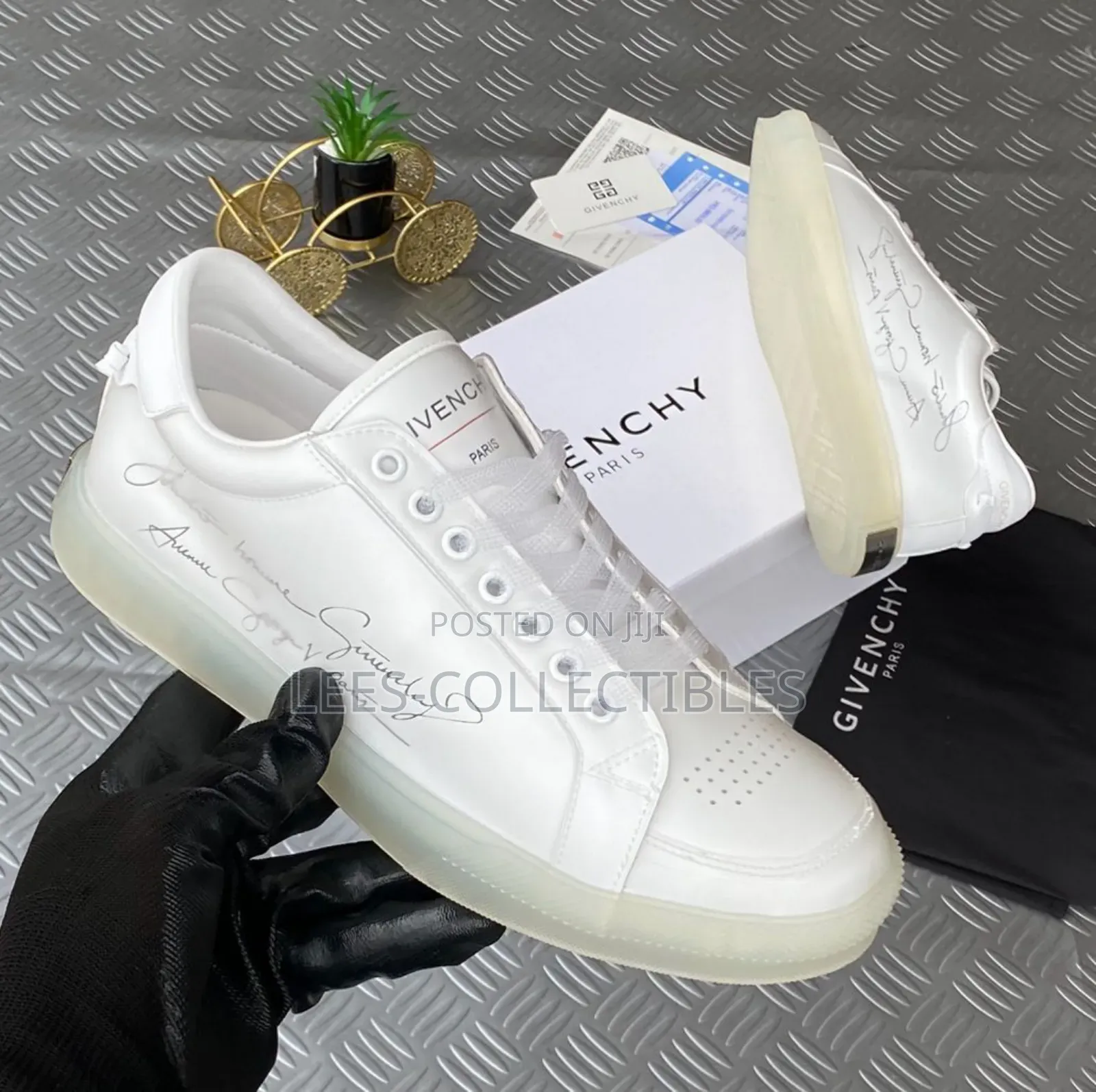 New Givenchy Paris Transparent Unisex Sneakers