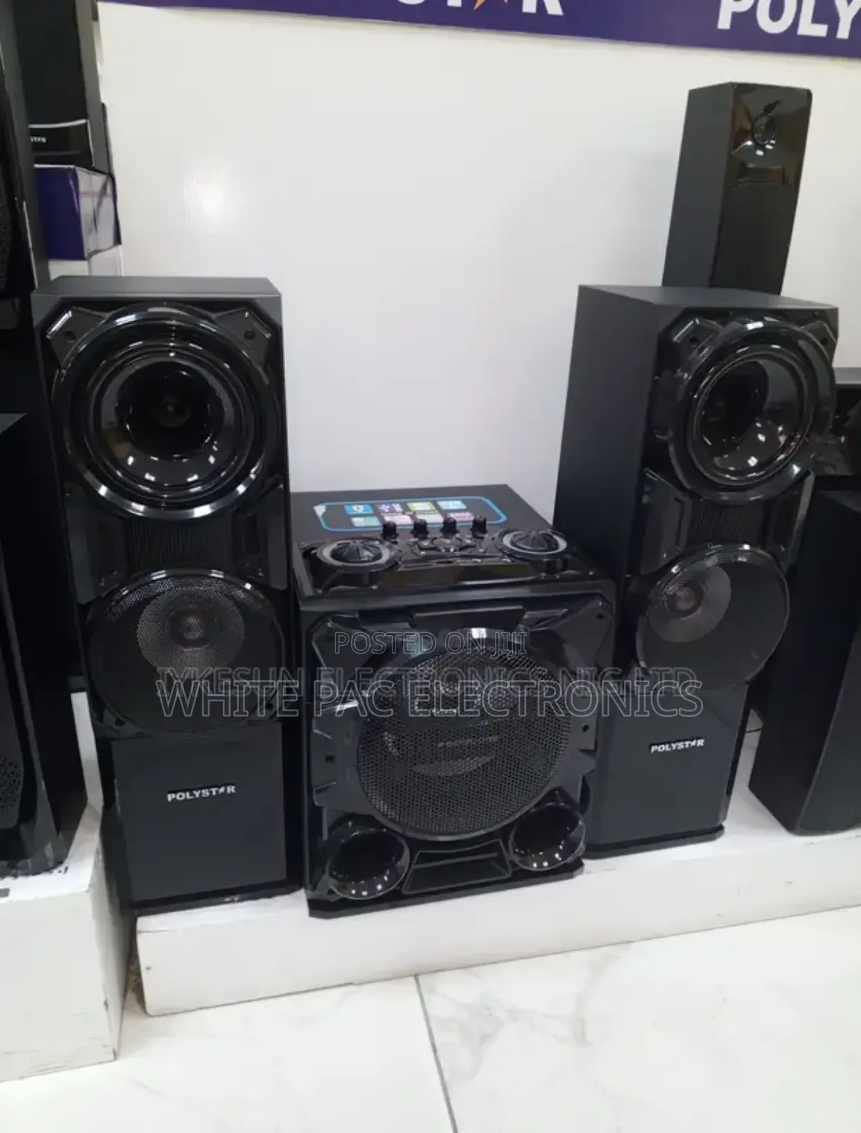Polystar 2500watts Powerful Sound > Bluetooth > Fm > Usb >