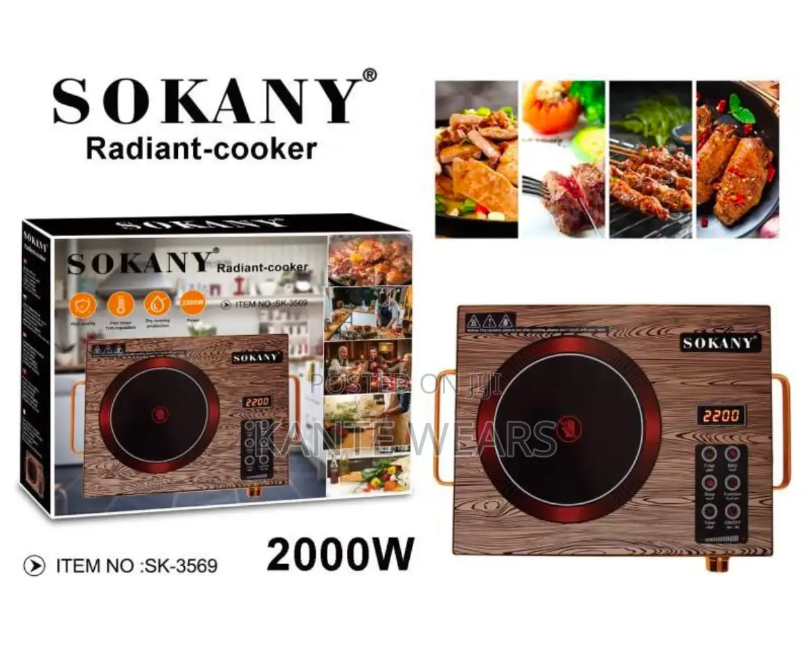 Sokany Electronic Single Cooker - High Speed Cooker - 2000w