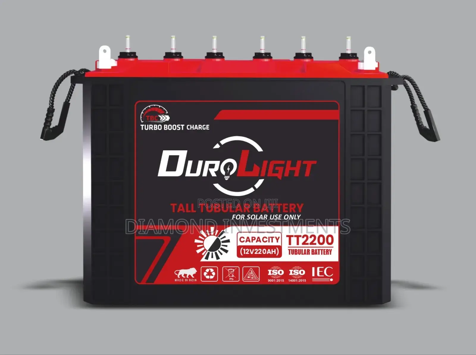 220ah Solar Tall Tubular Battery
