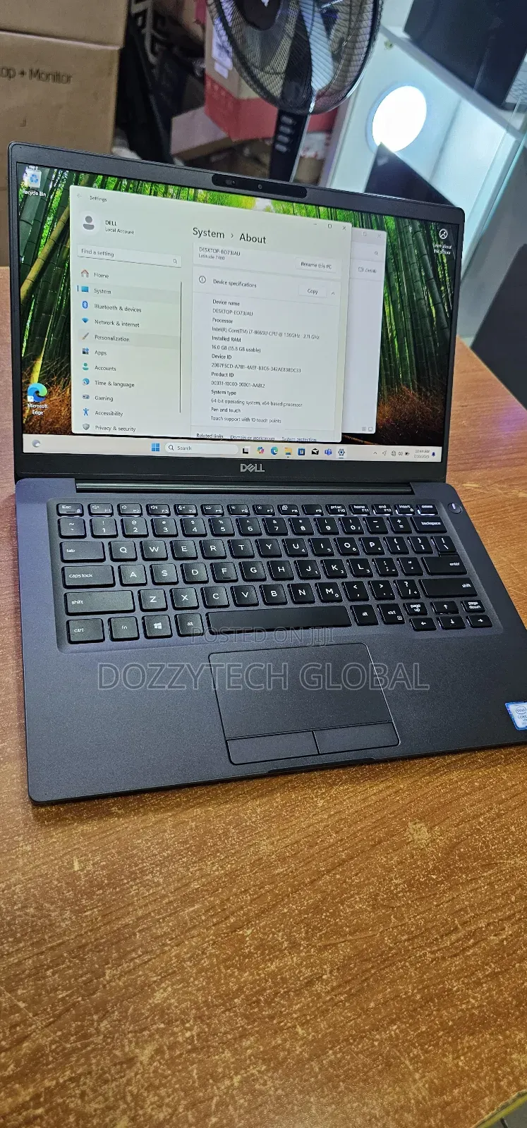Laptop Dell Latitude 7400 16GB Intel Core I7 SSD 256GB
