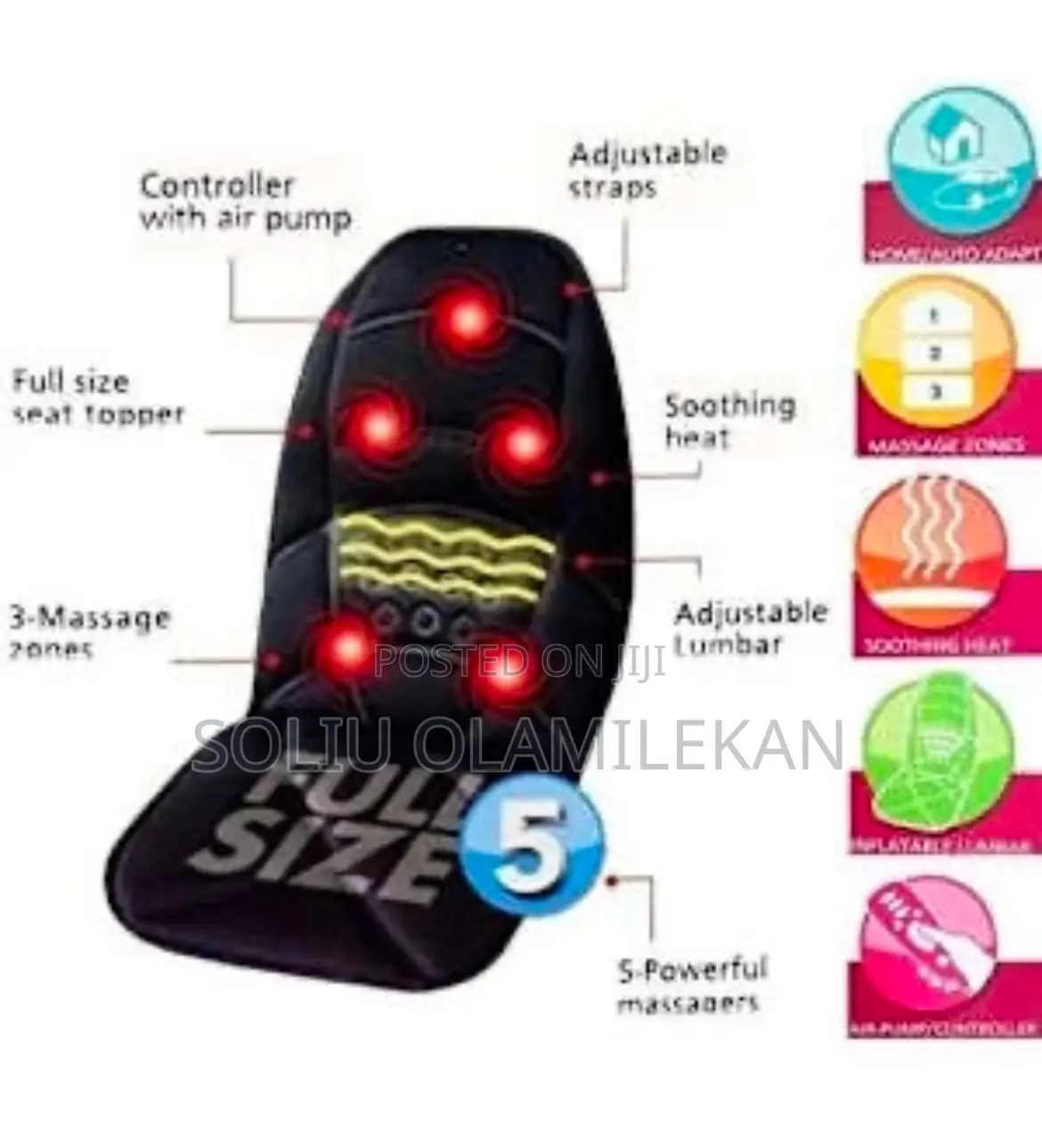 Robotic Home and Car Cushion Massager
