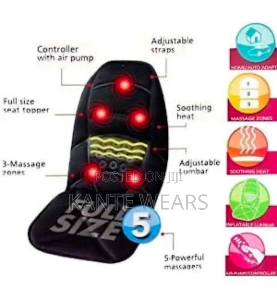 Robotic Home and Car Cushion Massager