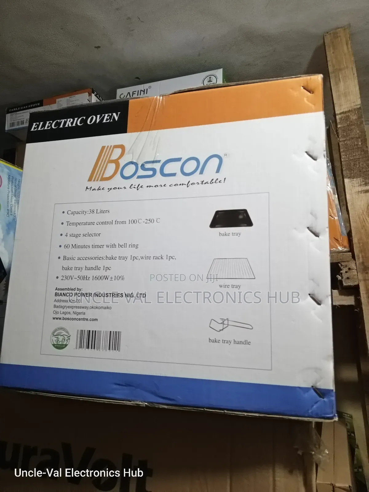 Boscon 38l Electric Oven