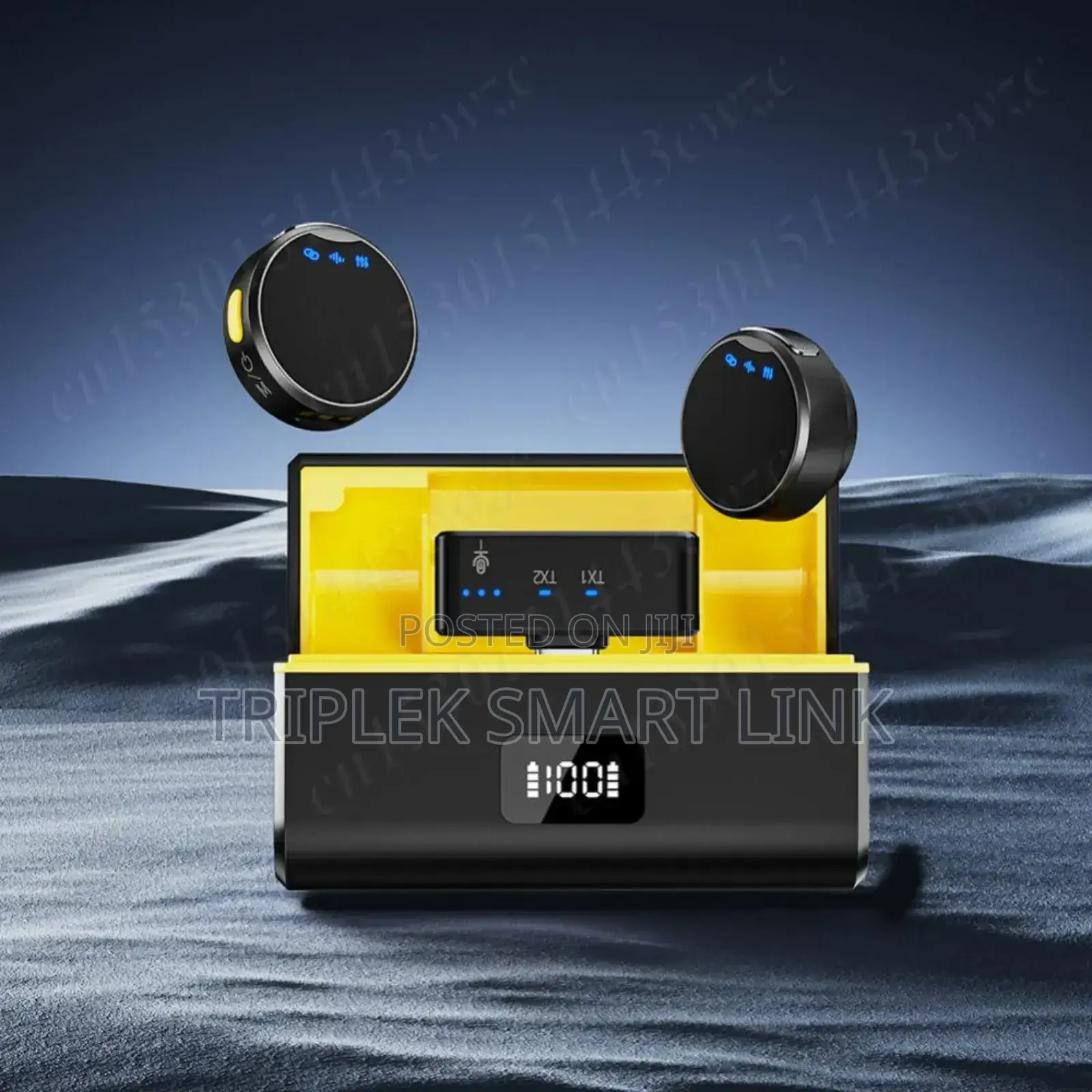 M9 Pro Wireless Magnetic Noise Cancelation Mic iPhone+ Typec