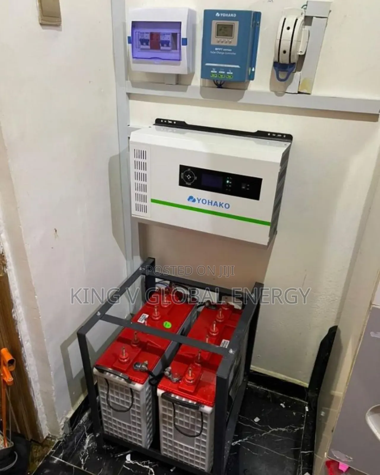 Full Set-Up 3.5kva/24v by 2units 240ah/12v Tubular Batteries