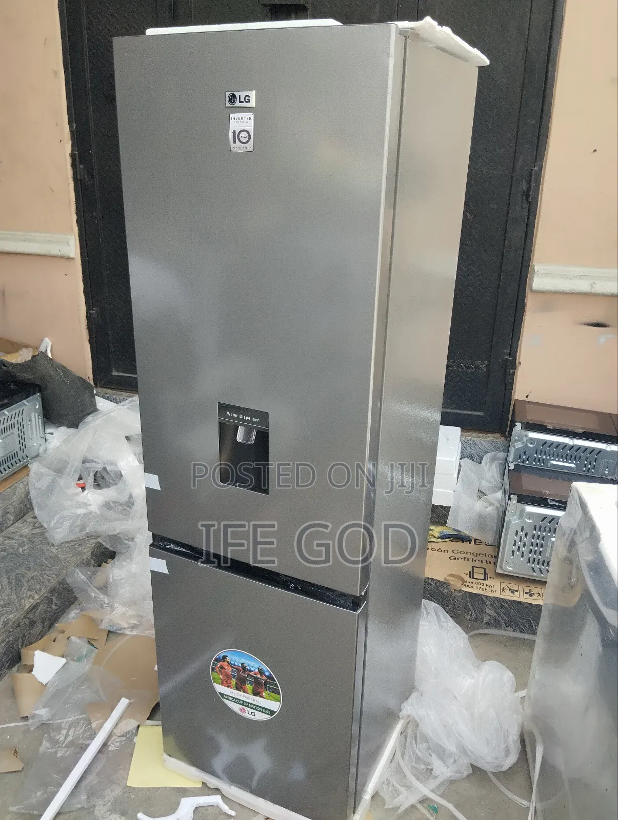 Original Lg 350litters Inverter Fridge With Water Dispenser