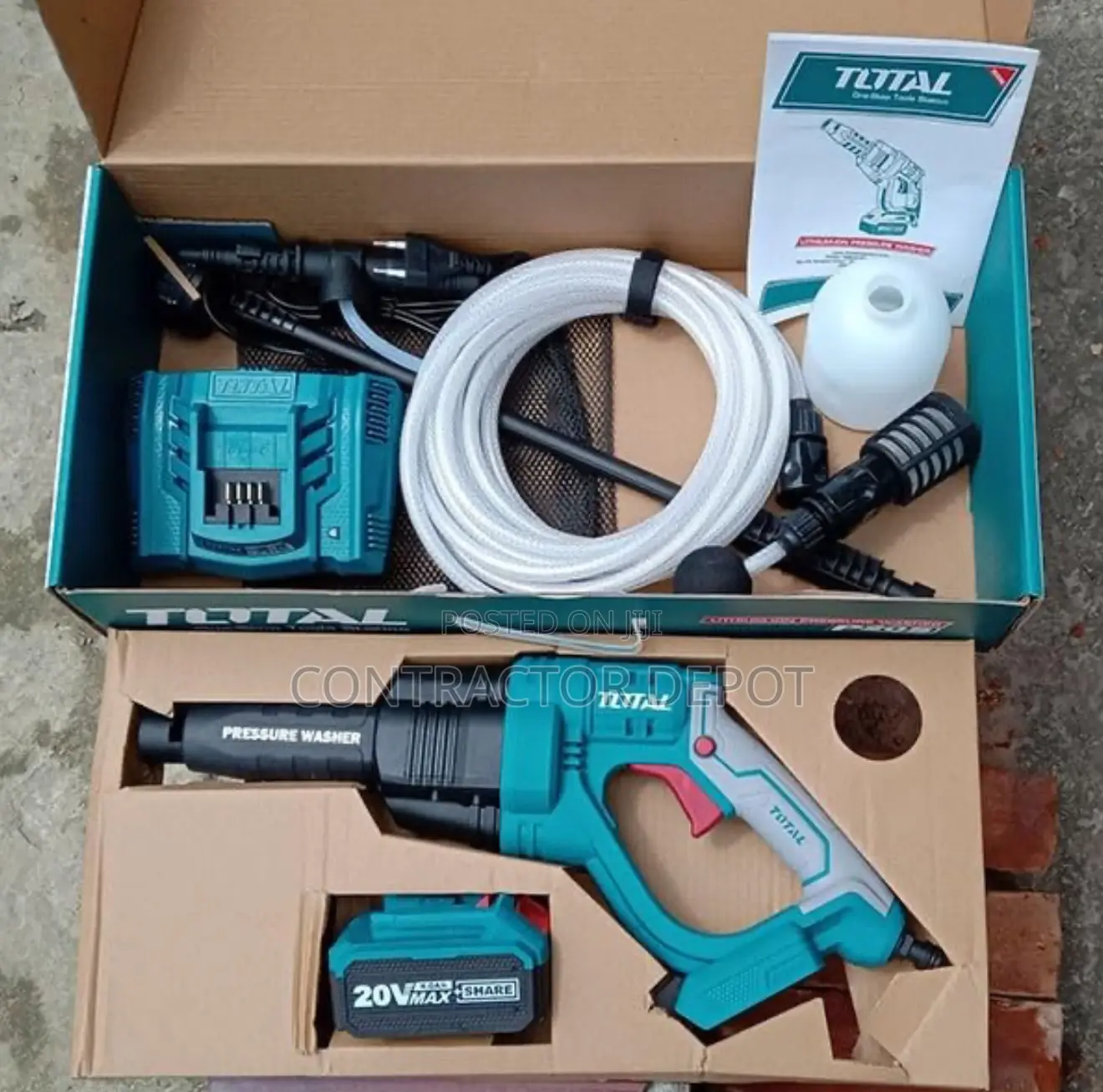 Total Li-Ion Pressure Washer 20v