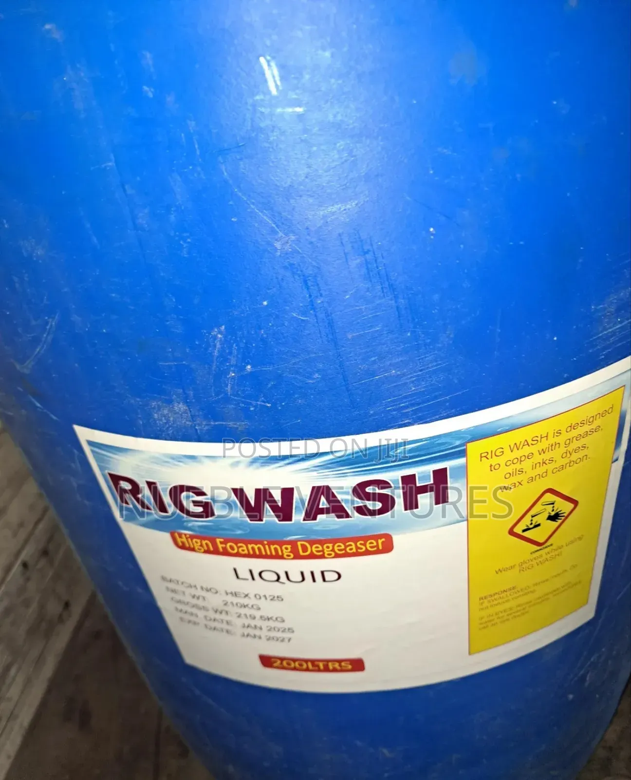 Rig Wash Degreaser (For Oil and Gas Rigs).