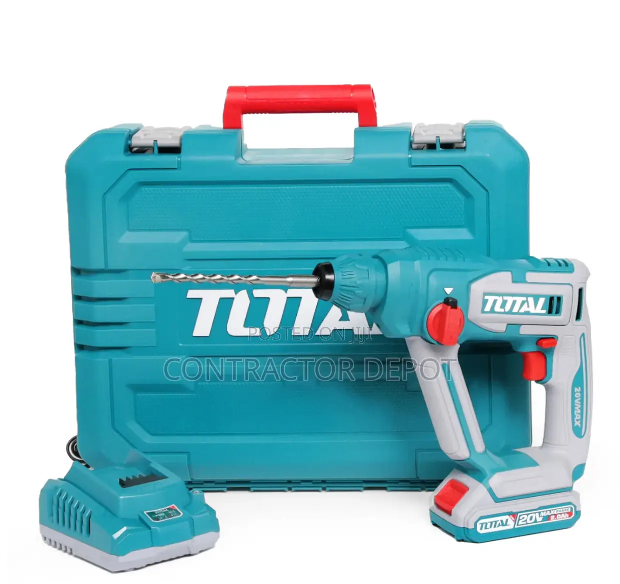 Total Li-Ion 20v Rotary Hammer (With Battery Charger
