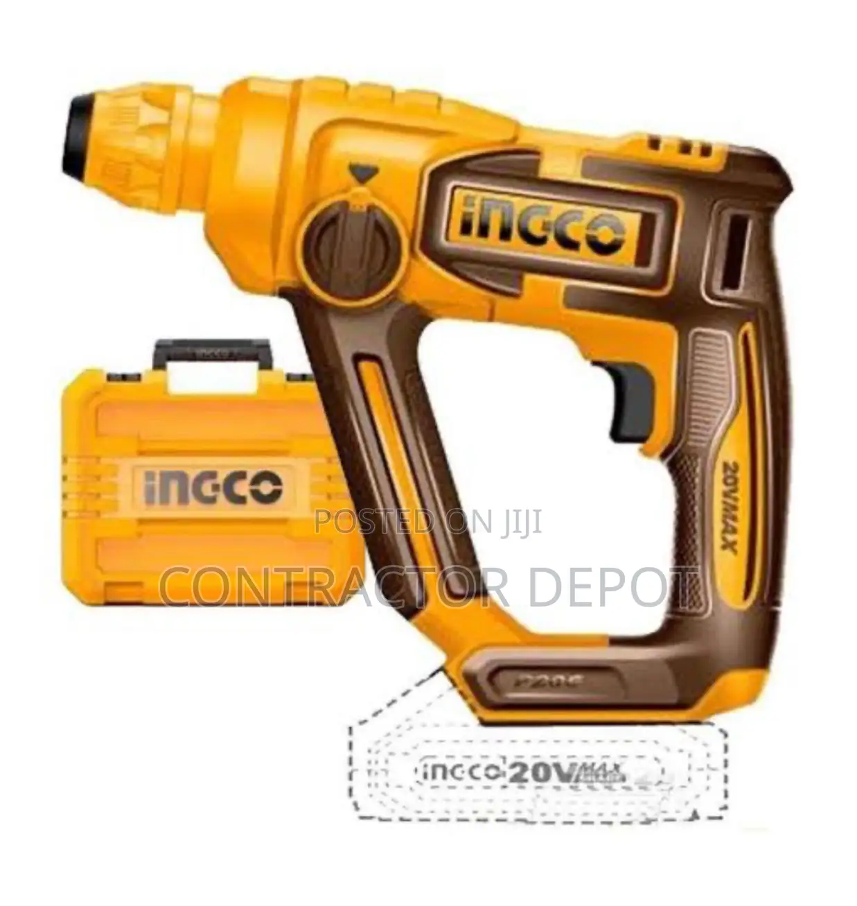 Ingco Crhli201681 Cordless Rotary Hammer