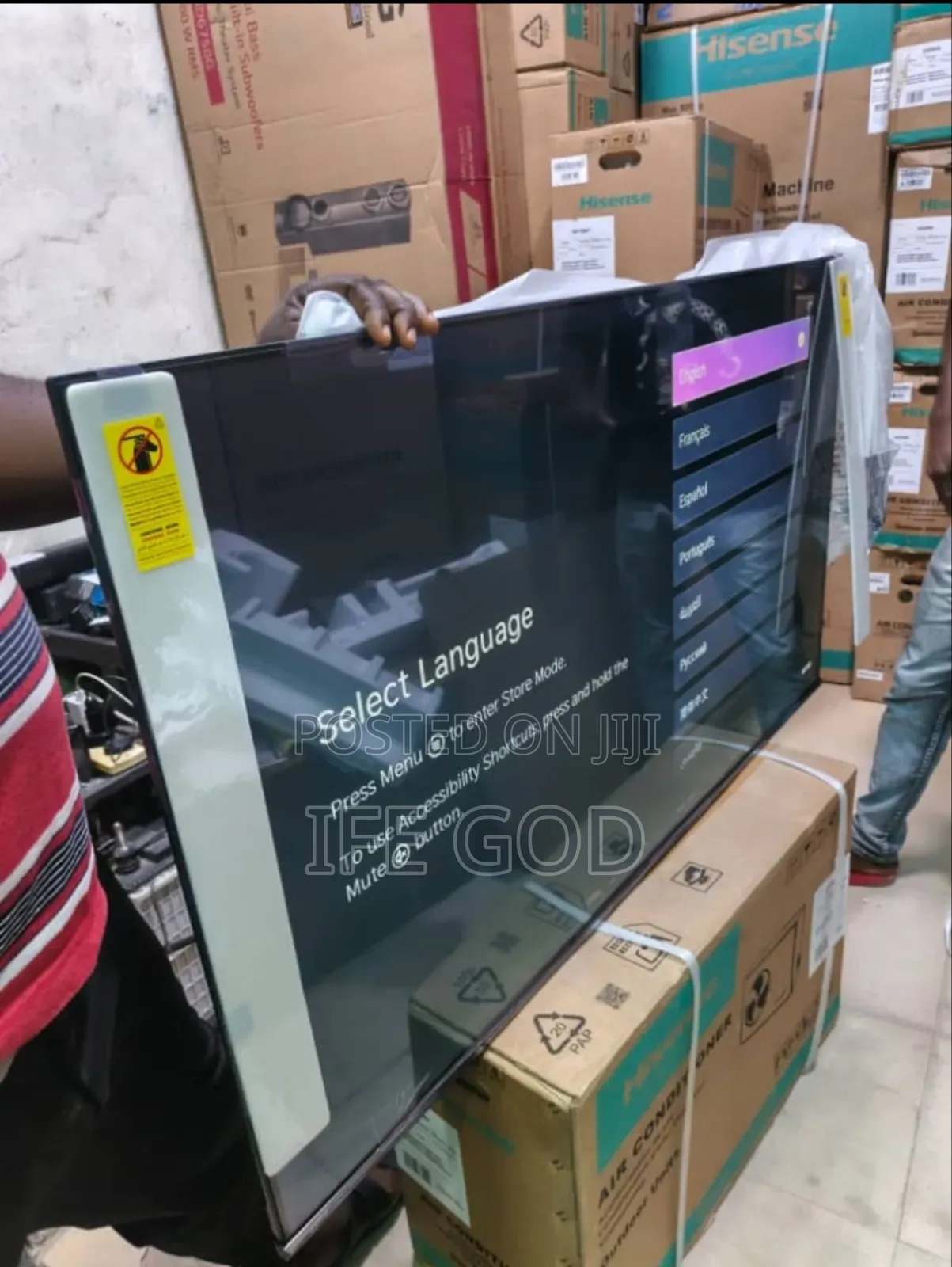 Original Hisense Tv 58 Inches 4kuhd Smart Youtube Netflix