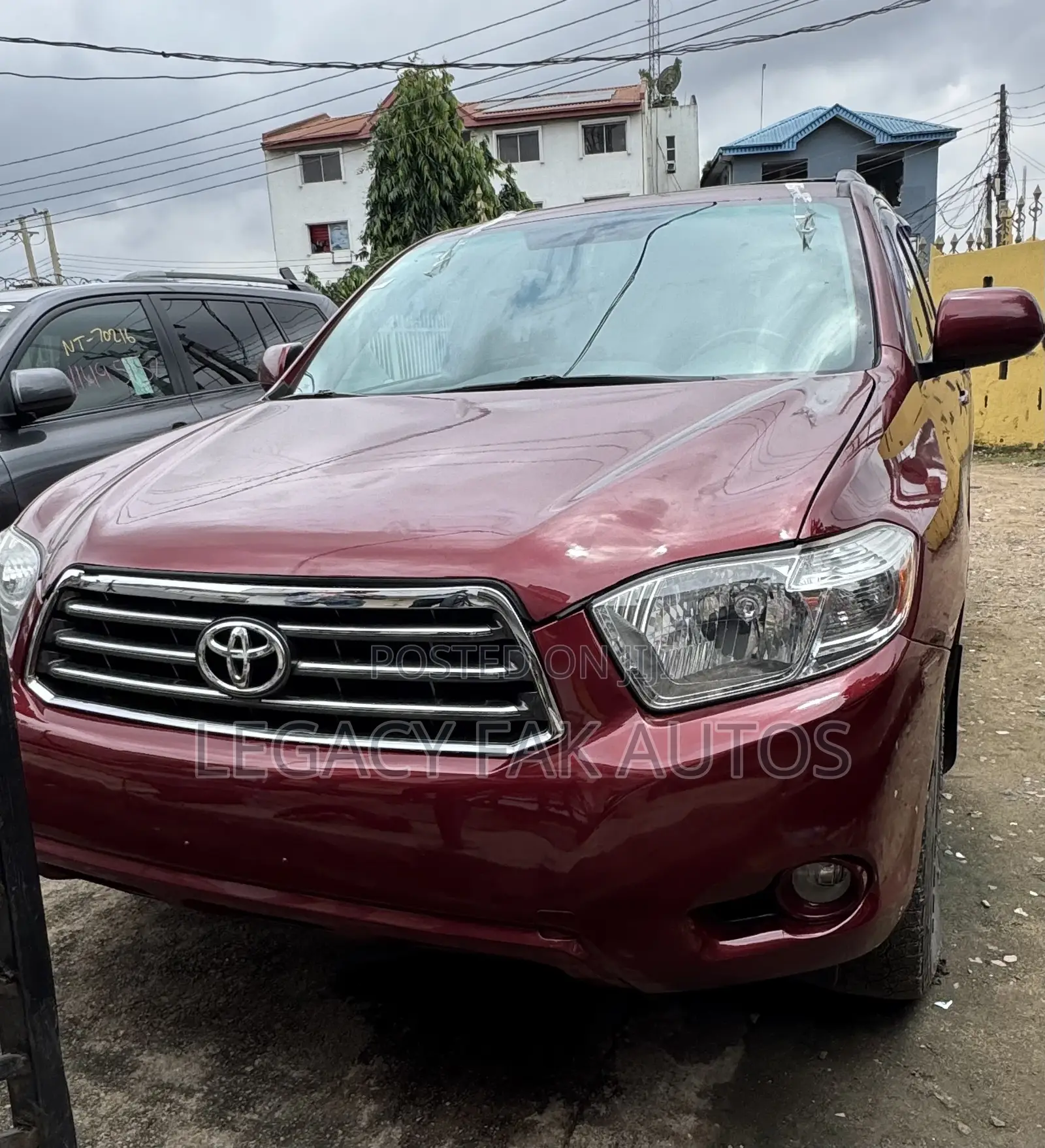 Toyota Highlander Sport 2010 Burgundy
