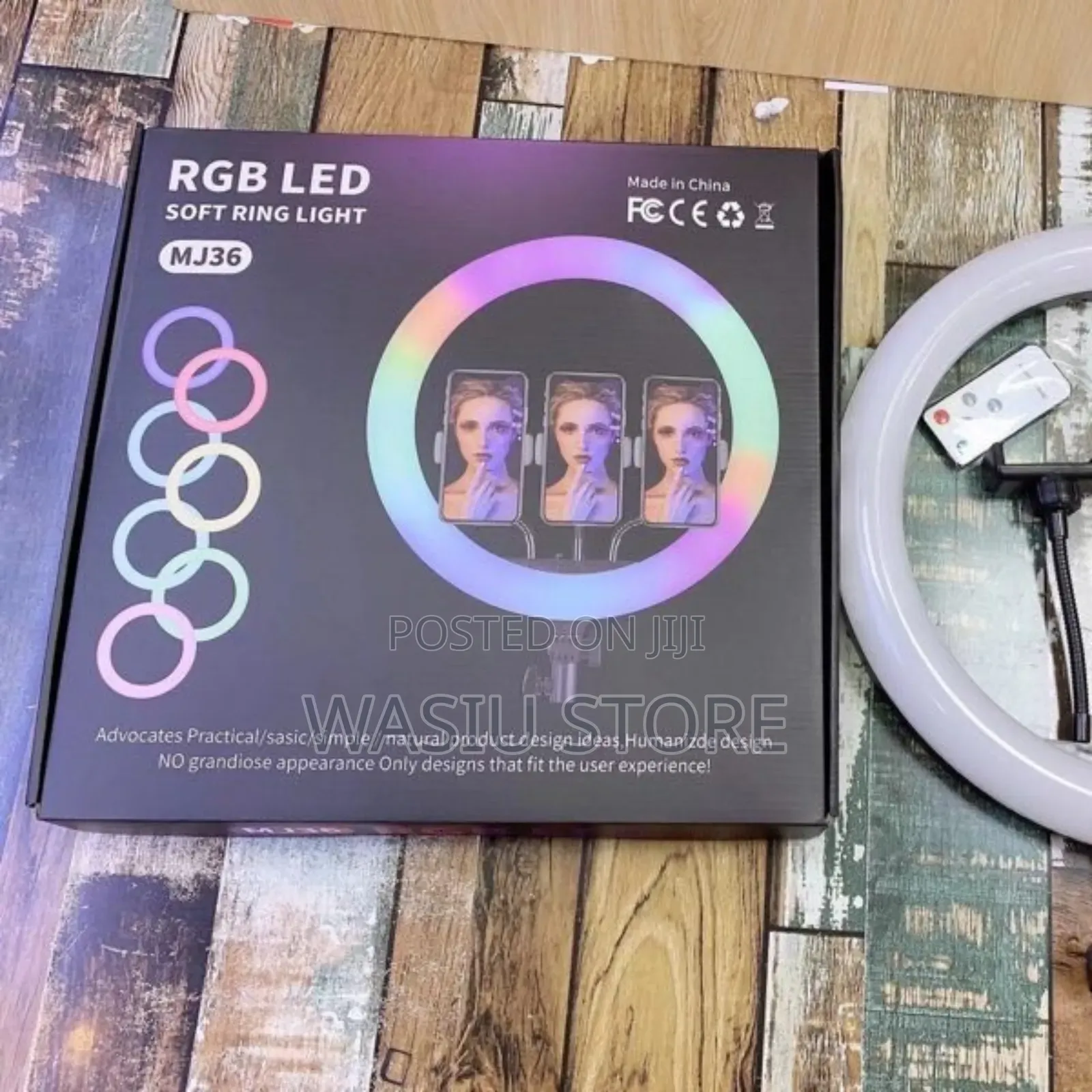 14inches RGB Led Soft Ring Light With Tripod Stand
