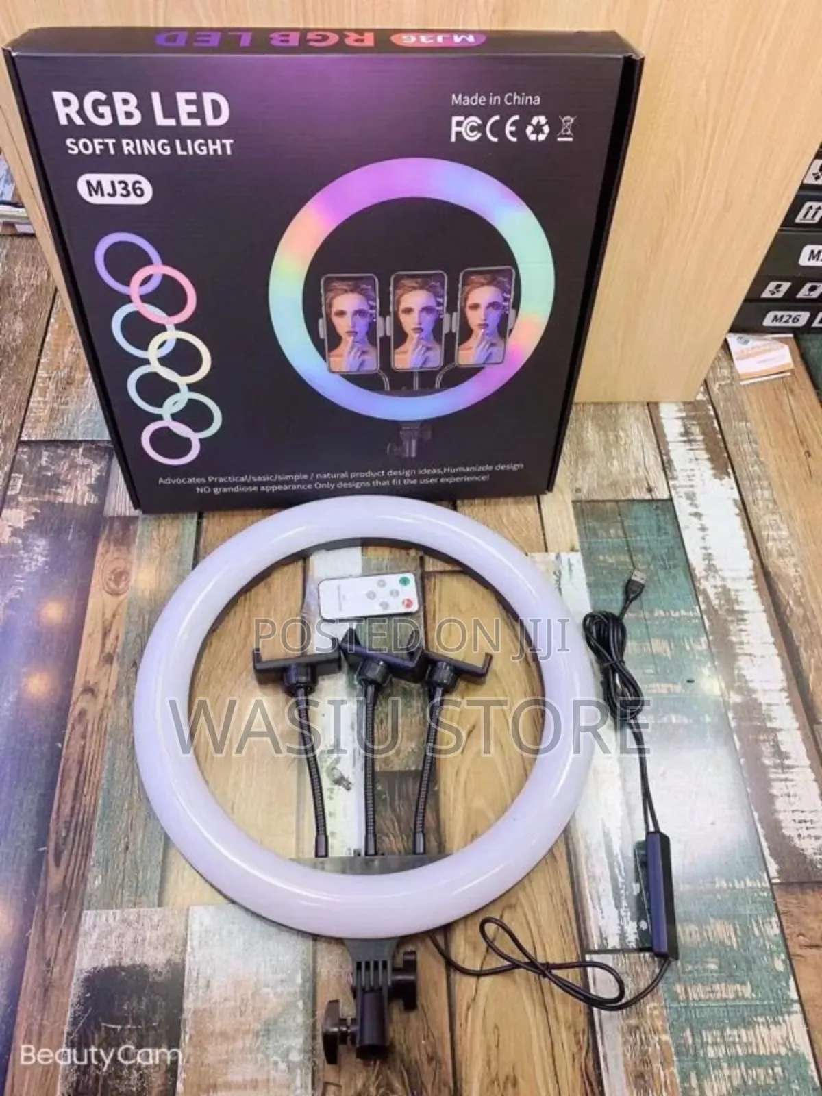 14inches RGB Led Soft Ring Light With Tripod Stand