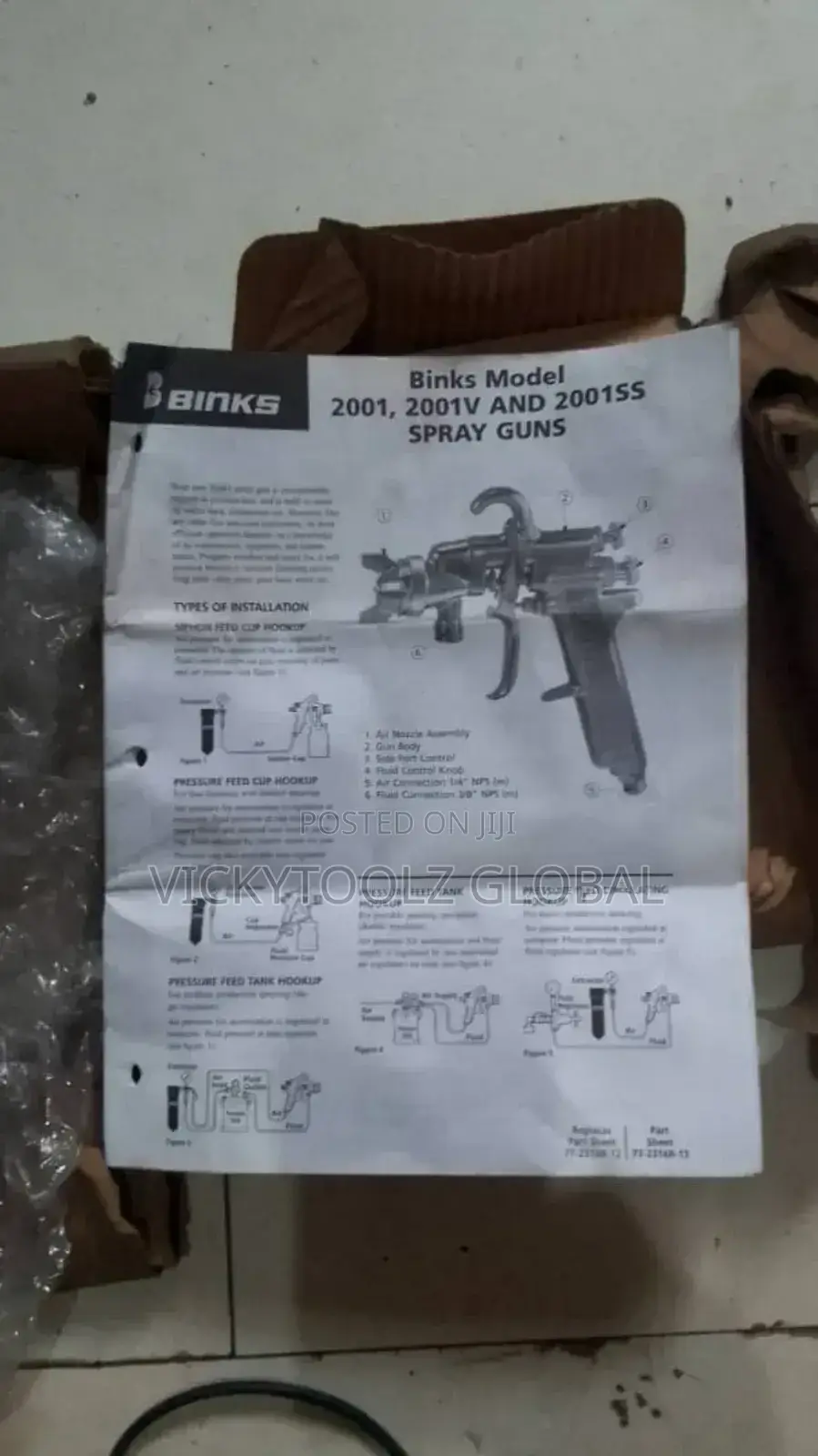 Binks Model Spray Gun 2100v