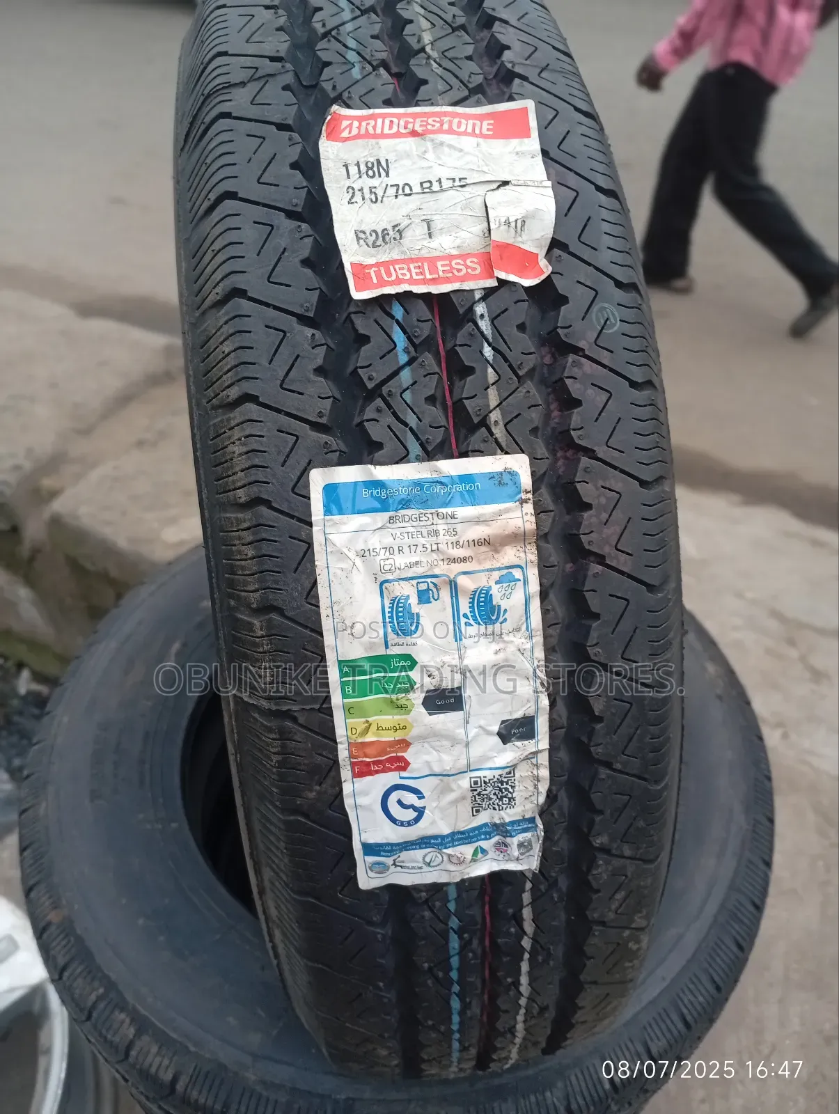215/70r17.5 Bridgestone Tyre