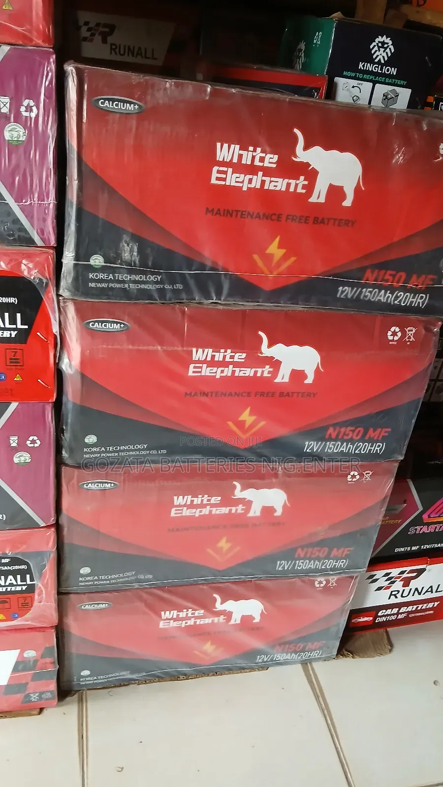 White Elephant 150ah Battery